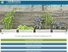 Tablet Screenshot of infobenzina.com